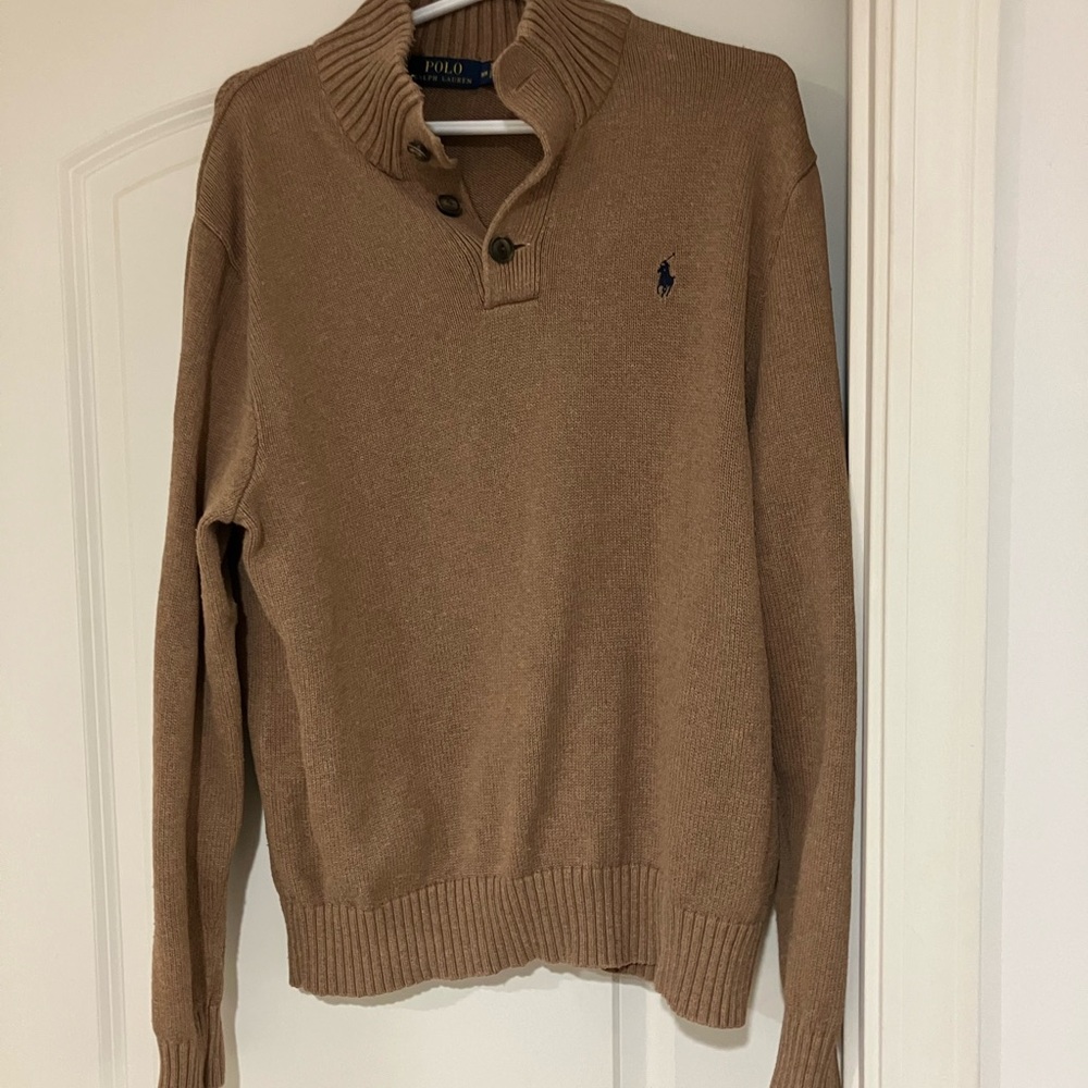 Polo by Ralph Lauren Men's Brown Sweater